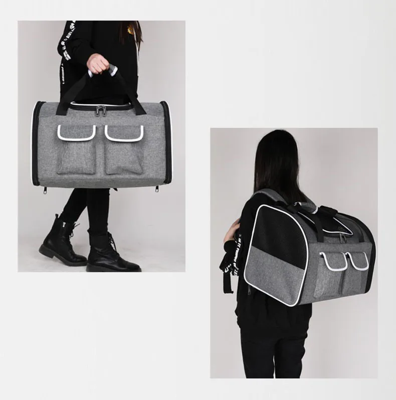 High Quality Big Space Foldable Portable Astronaut Transport Travel Carrying Shoulder Handbag Cat Dog Bag Pet Carrier Backpack images - 6