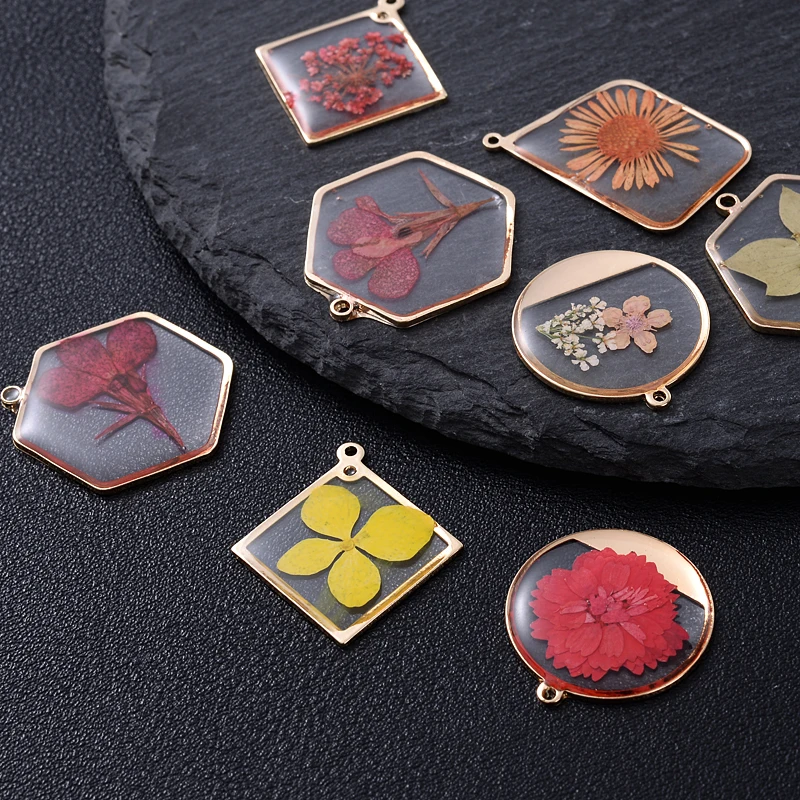 Модные подвески из смолы для изготовления ювелирных изделий круглые в виде