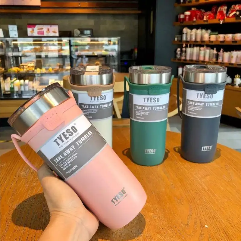 

550/710ml Insulated Mug Thermoses Drinkware Coffee Cup Portable Travel Insulated Vacuum Flasks Mug Cold Drink Beer Water Bottle