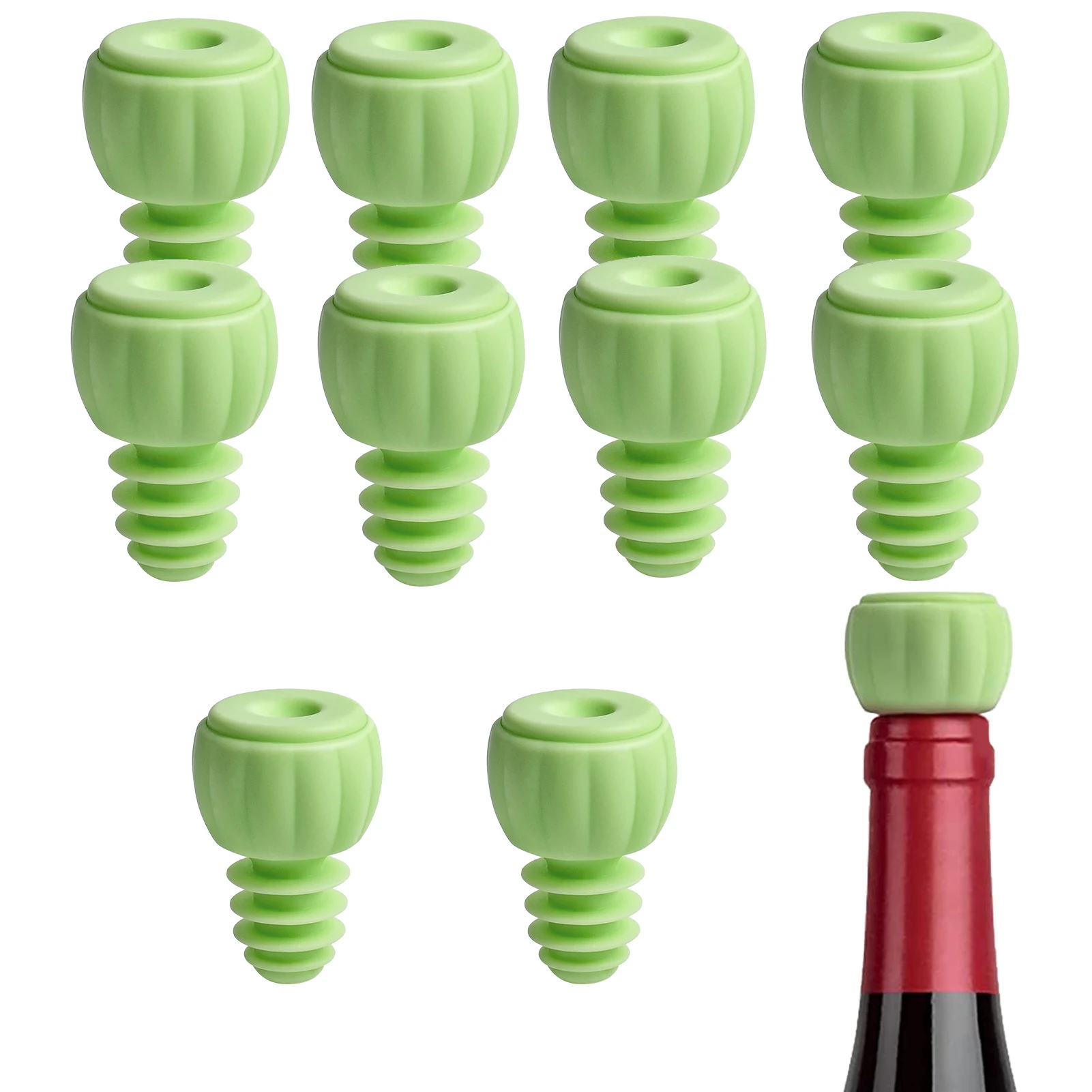 

10 шт., вакуумные пробки для винных бутылок