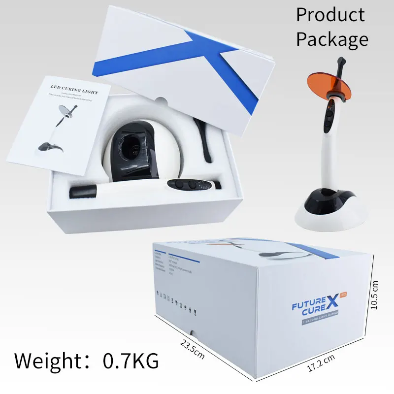 1 секунда беспроводной ден таль светоотверждение широкий спектр синего света