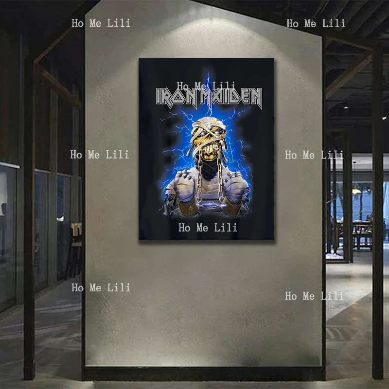 Железная муина Powerslave мама холст настенное искусство для гостиной Декор масляная