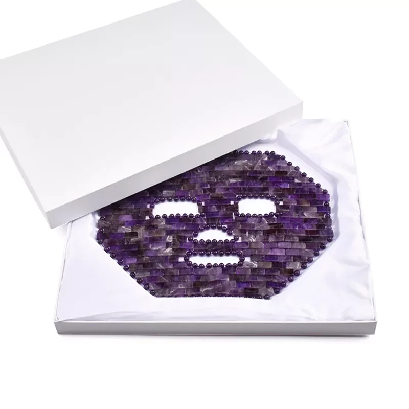 

Маска для лица Нефритовая с футляром, массажер для холодной терапии и расслабления с натуральным камнем для гуаши, спа-массажер с кристалла...