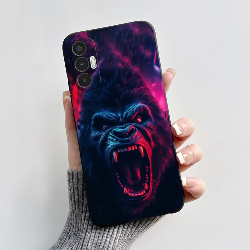 Чехол для Tecno Pova 3 LF7n Black Myth Wukong противоударный чехол Pova3 Coque