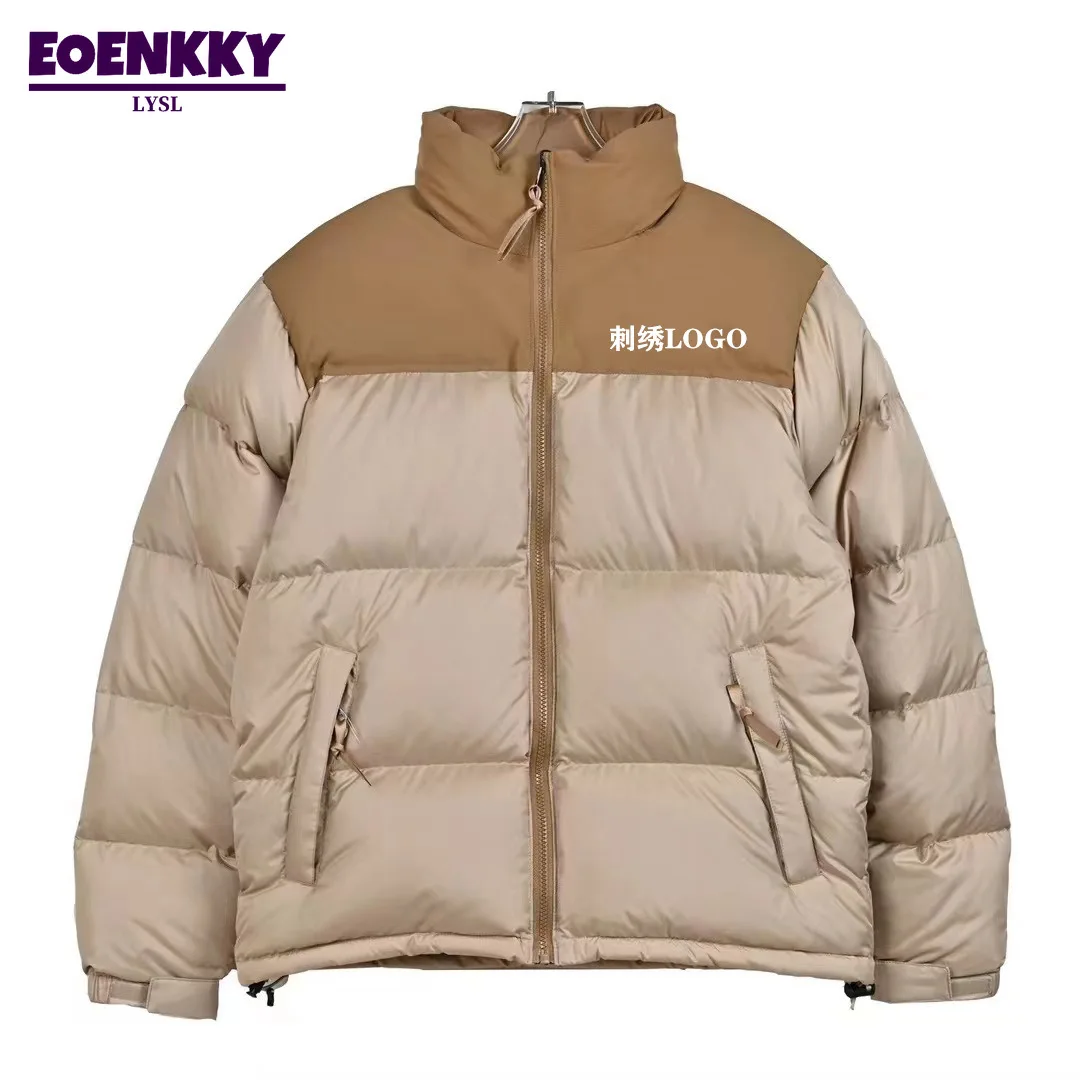 

1996 Mens Winter Parkas Luxury Brand White Duck Down Jacket High Quality Puffer Patchwork Thicken Casual Coats 700 Embroidery