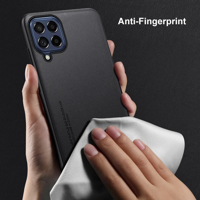 Фото Роскошный чехол из искусственной кожи для Samsung Galaxy A22 4G M22 M32, задняя крышка, матовый силиконовый чехол с полной защитой для телефона Samsung M32 4G №5