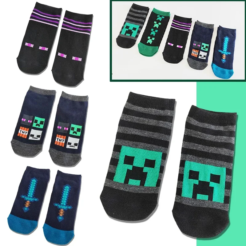 Мужские низкие носки с героями мультфильмов женские повседневные дышащие