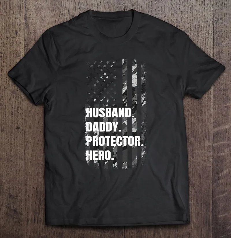 

Мужские футболки с принтом на заказ, футболки с американским флагом для защиты мужа, папы, героев, дня отца, без рисунка, Аниме футболки, топы ...