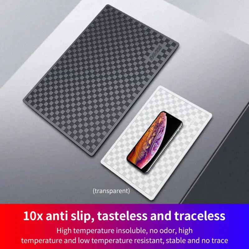 

Universal Car Dashboard Sticky Anti-Slip Silicone Mat Anti-skid Phone Pad For Phone Sunglasses Holder Car Interior Accessories