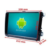 car radio 9 android navigation mp5 player fm bt wifi rear view dvr one machine