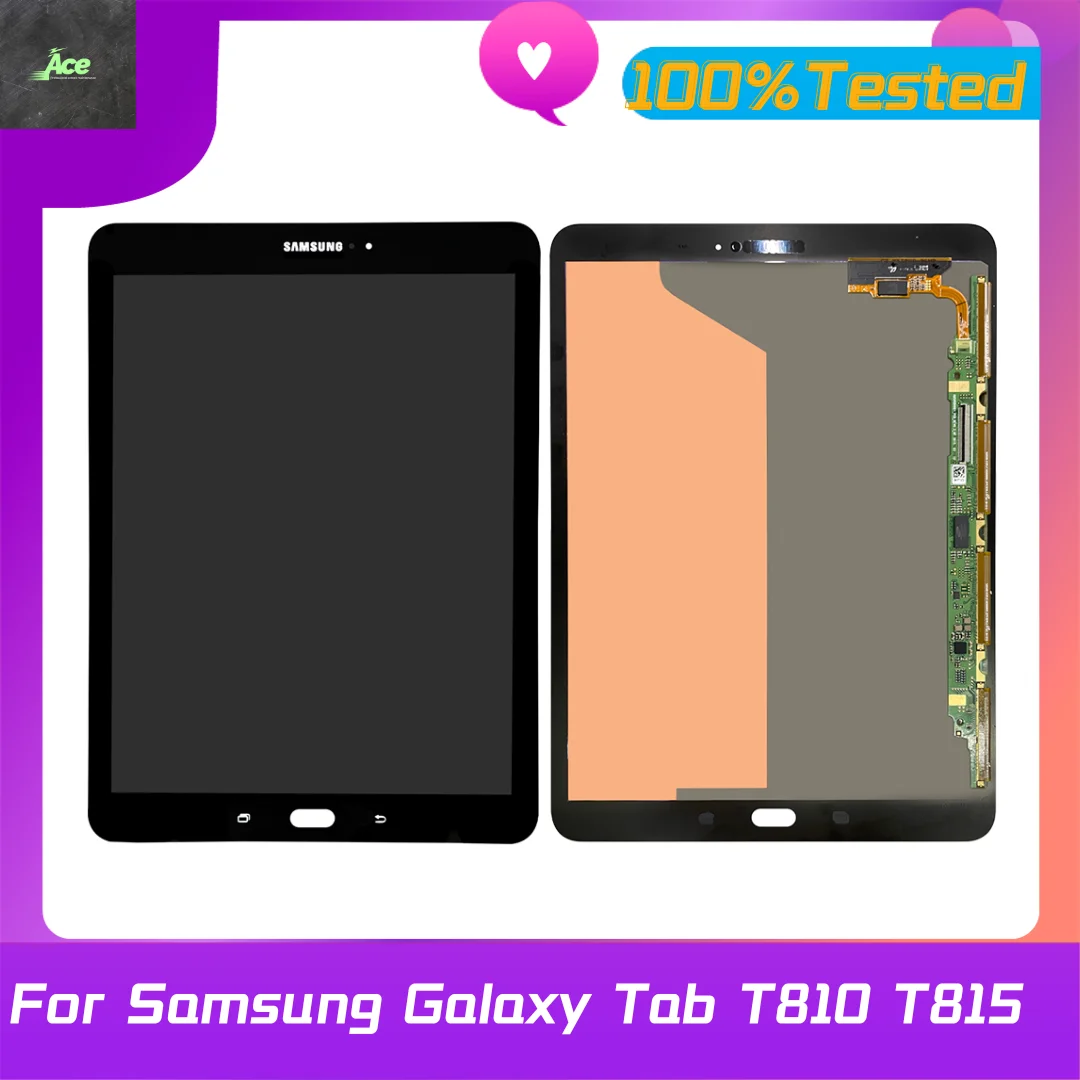 

9.7" LCD For Samsung Galaxy Tab S2 T810 T815 T813 T819 T817 SM-T810 LCD Display Touch Screen Assembly Replacement Panel Tested