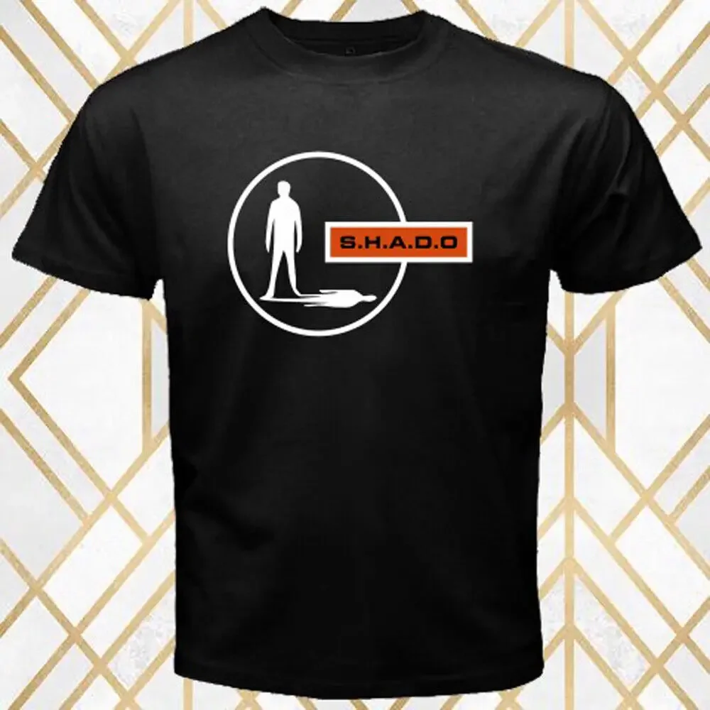 Мужская черная футболка SHADO UFO Sci Fi Gerry Anderson TV Show размер S 5XL