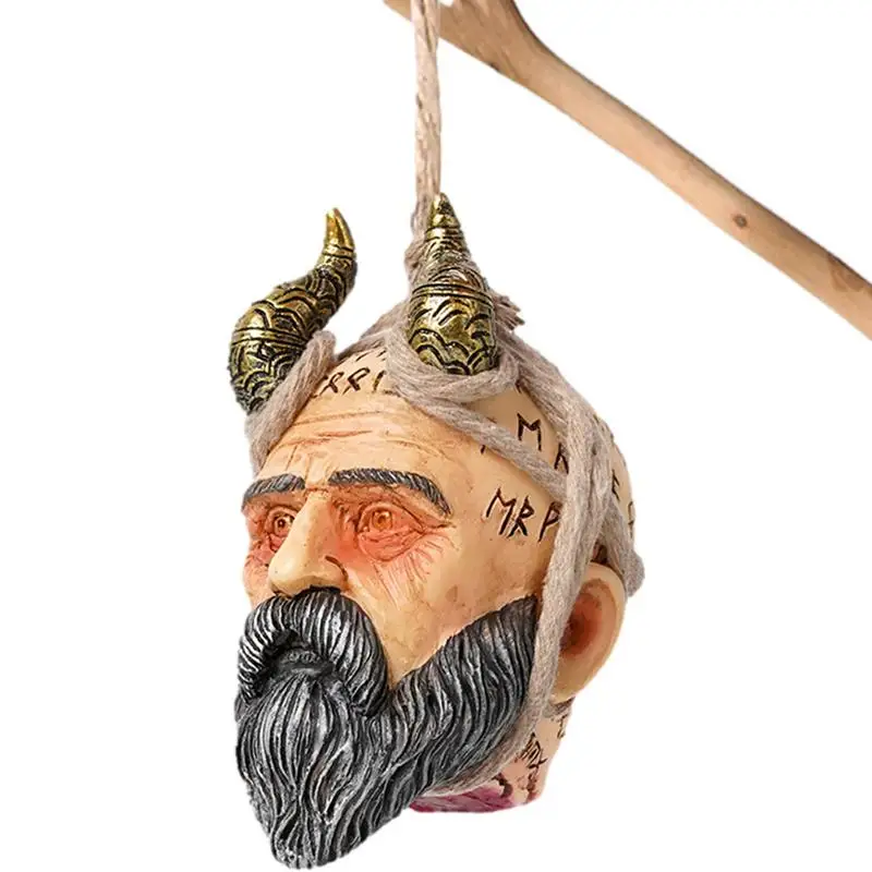 

3D голова человека, Настенный декор, Реалистичная фигурка человека с рогами, таинственный Настенный декор для бара, отеля, библиотеки, гостиной, офиса