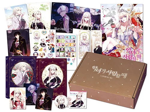 2pcs/Pack Volume1+2 Evil Girl In Love Korean Manga Books Coloring Books Cartoon Comics Pls Extend Sending Days Free Shipping