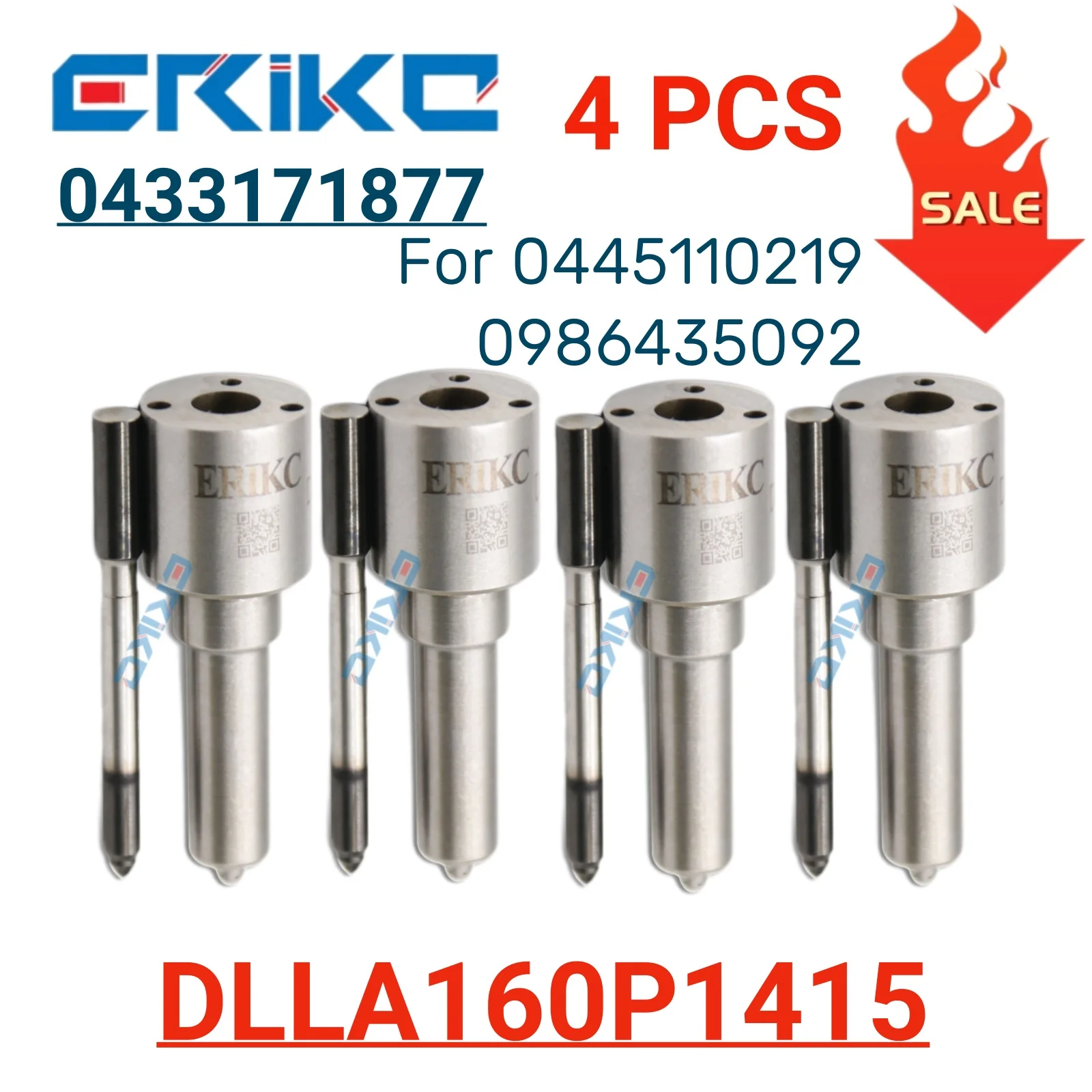 DLLA160P1415 сопло распылителя 0 433 171 877 общей топливной магистрали DLLA 160 P 1415 160P1415 для