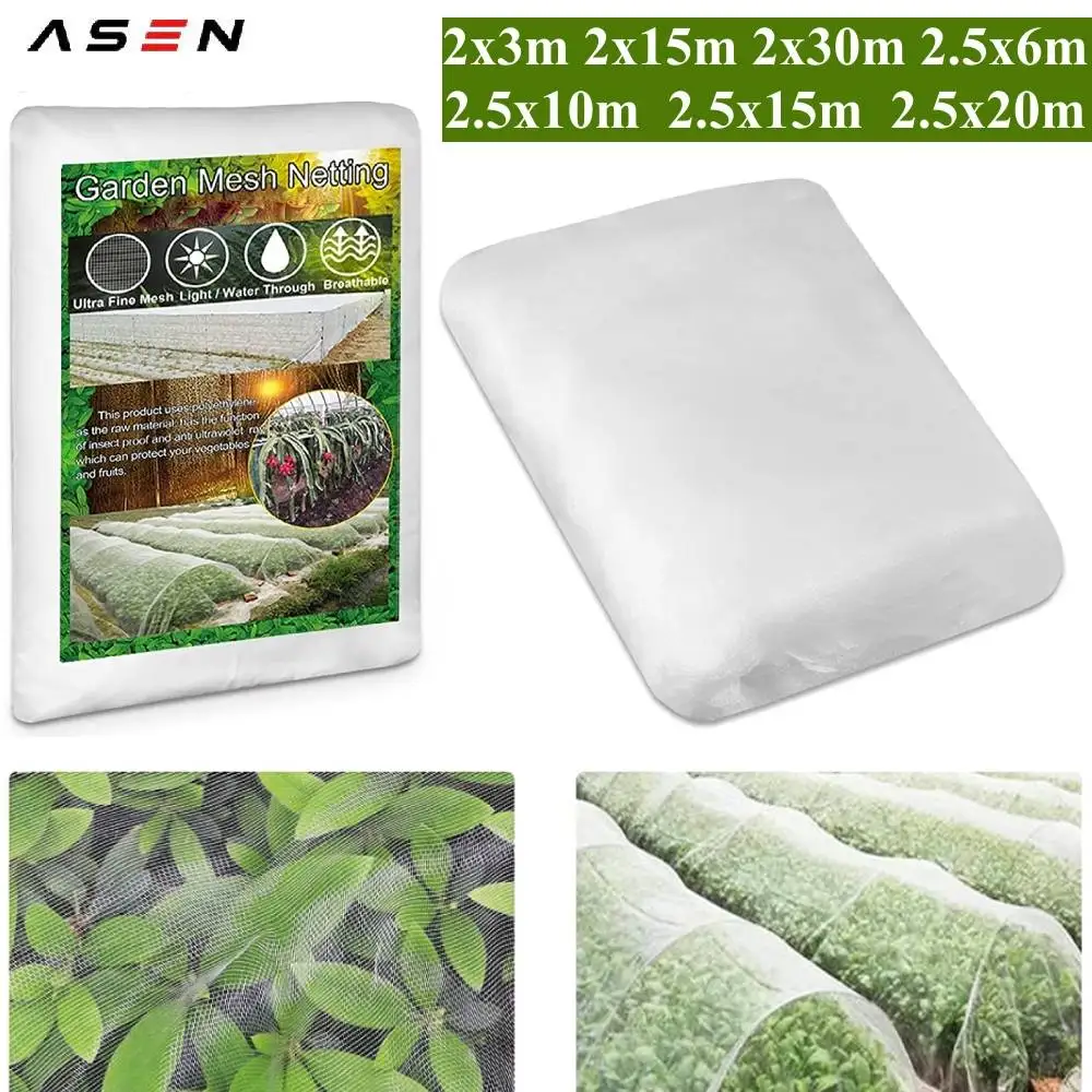 

Garden Vegetable Insect Net Cover Plant Flower Care Protection Network Bird Insect Pest Prevention Control Mesh 6/10M Long