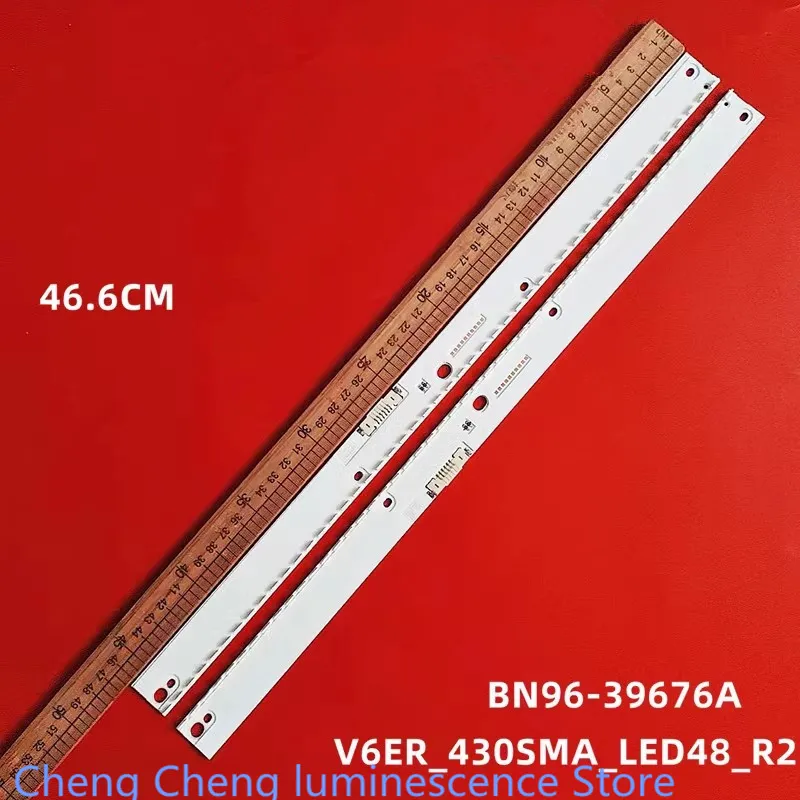 Для Samsung UN43KU7500 UN43KU7000 световая панель V6ER _ 430SMASMB _ LED48 _ R2 39677A 46,6 см 48 светодиодов 100% новая светодиодная лента для подсветки