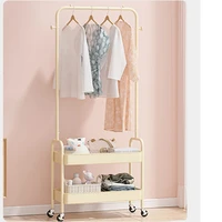 movable aesthetic clothes rack minimalist multifunction clothes rack garment place saving rack para ropa library furniture