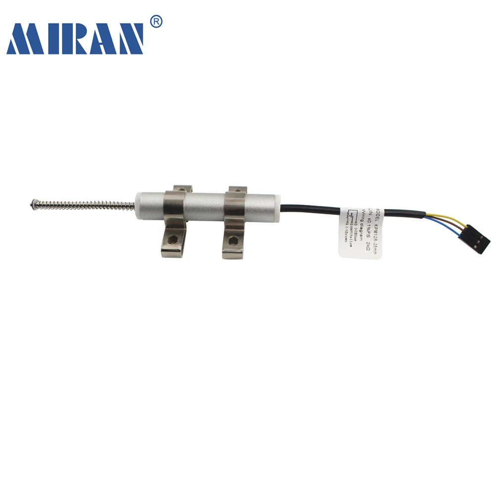 Miran KPM12R1 15mm-300mm Automatic Reset Linear Displacement Sensor Electronic Ruler Miniature Spring Displacement Transducer
