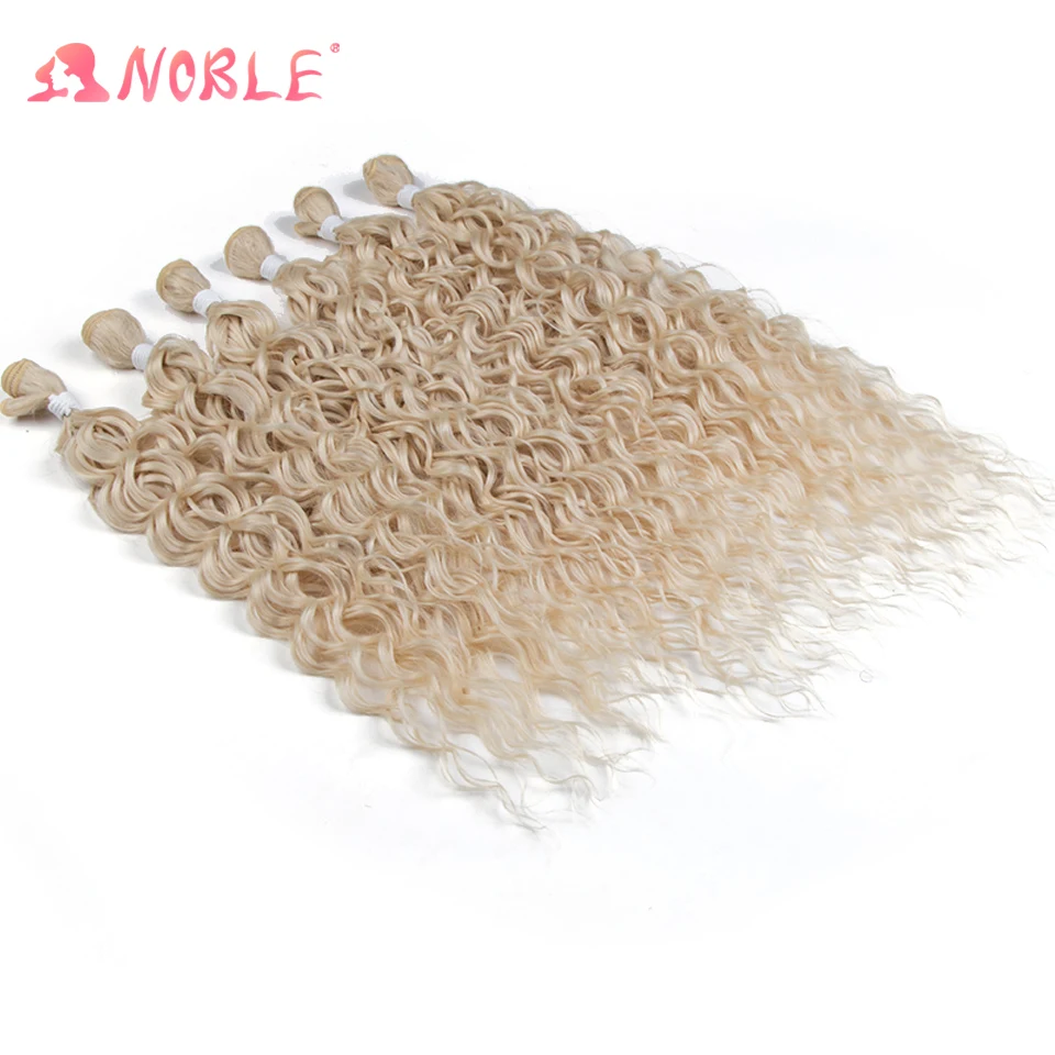 Noble Star Deep Wave Bundles Weaving Hair Bundles For Women 6 Pcs/Lot Synthetic Hair Extension Tissage Curly Hair