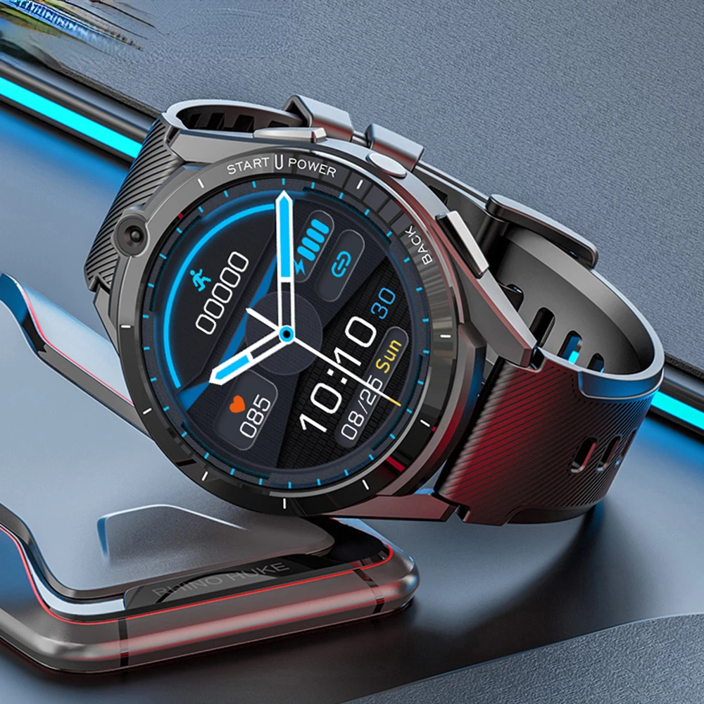

Smart Watch Men 4G Internet Android 11 System Wifi Bluetooth GPS Media Player Heart Rate Smartwatch 6G RAM 128G ROM Recommend