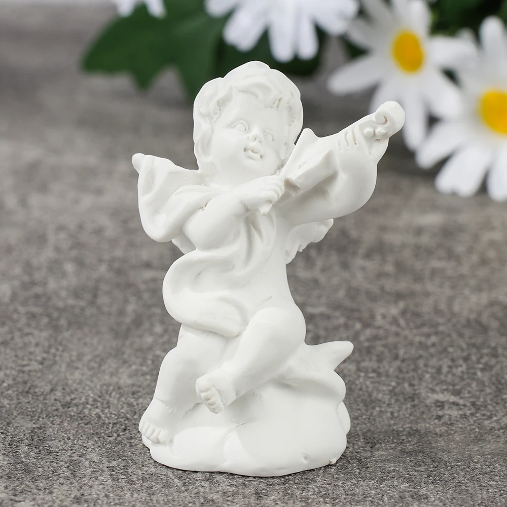 Гипсовые портреты в скандинавском стиле с ангелом Мини фигурки-Купидоны