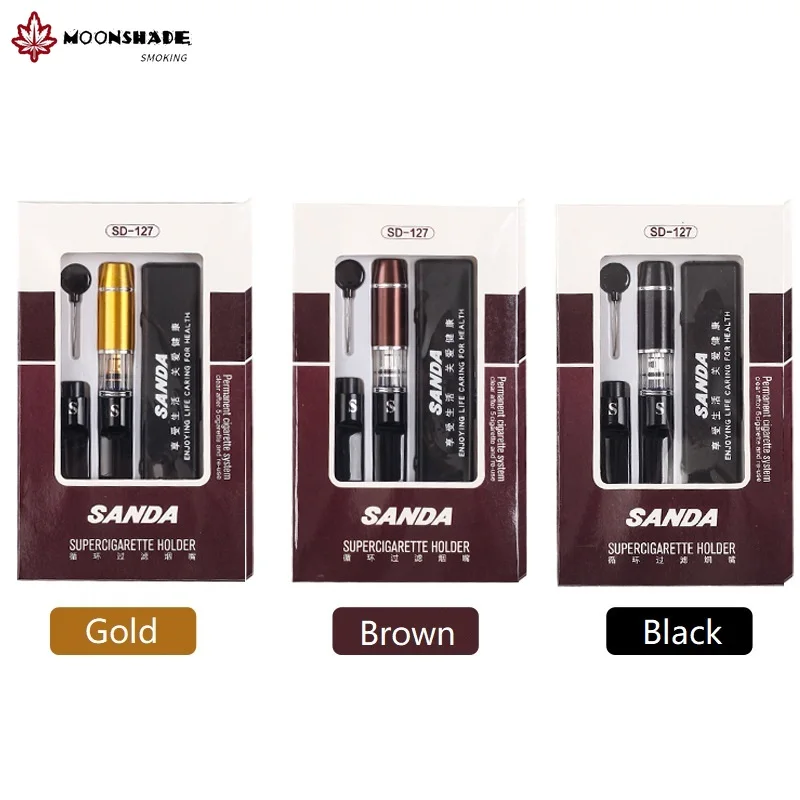 

MOONSHADE Hot Sale Portable Multicolor Washable Circulation Filter Tobacco Vanilla Smoking Accessories