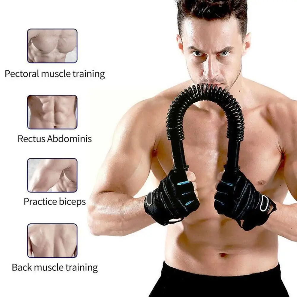 

Spring Arm Force Bar Fitness Spring Resistance Bar Sport Exercise Training Workout Home Equipment Arm Strength Bodybuilding P1C8