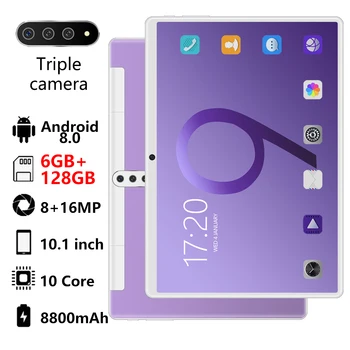 Firmware T10W 10.1 Inch Android 10 Pad 5G 8800mAh Tablet PC 6GB 128GB ROM IPS 10 Core Factory Sales With Keyboard Google Play Other Image