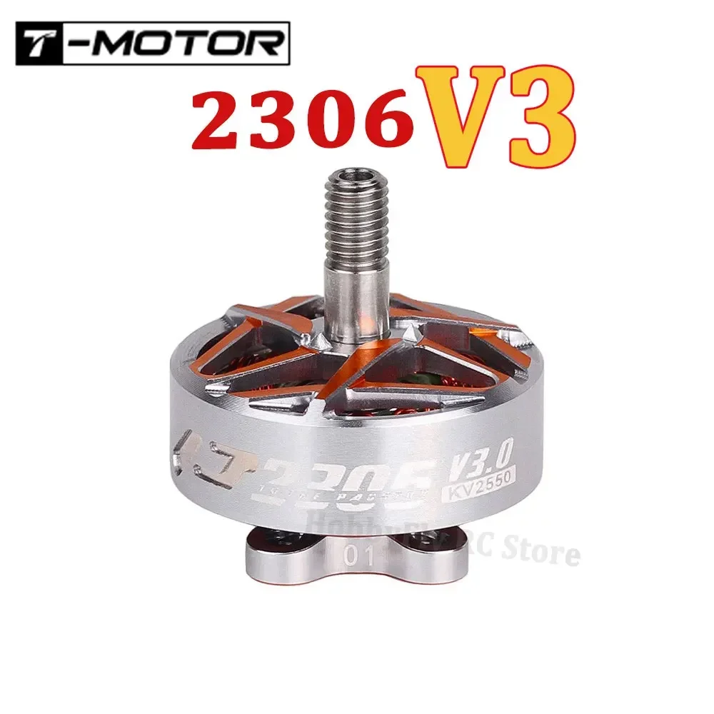 T-MOTOR P2207 P2306 V3 Pacer 6S KV1750 KV1950 KV2080 4S KV2550 Бесщеточный двигатель для RC FPV Фристайл Racing Drones
