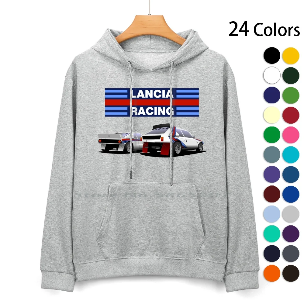 Толстовка Lancia Rally-Group B из чистого хлопка свитер 24 цвета Rally 037 Delta 2wd Racing Auriol Biasion
