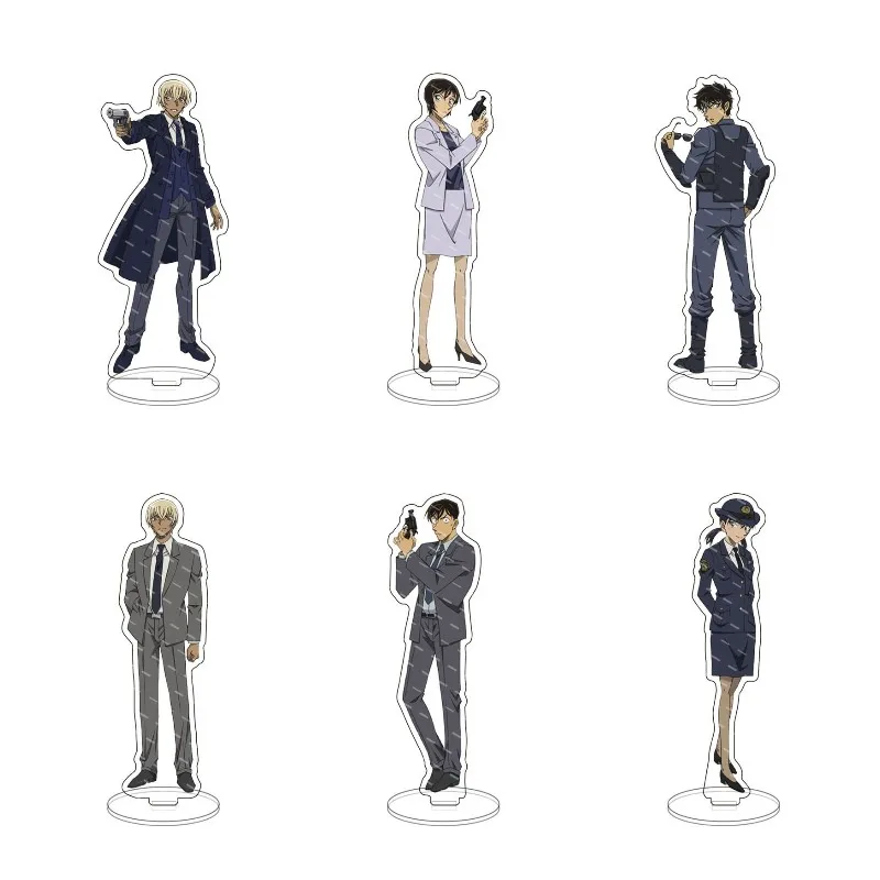 

Japan Hot Anime Detective Conan Figures Haibara Ai Amuro Tōru Cosplay Acrylic Stands Model Desk Decor Prop Fans Collection Gift