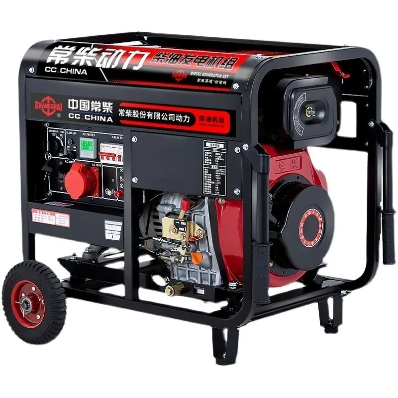 Дизельный генератор 10 кВт трехфазный 380 В бытовой автоматический ...