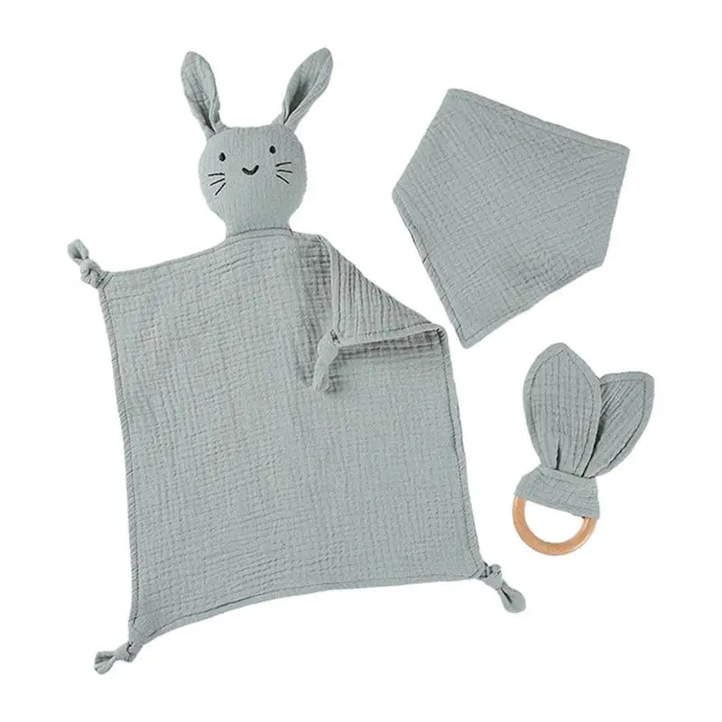 

Soft Security Blanket Sleep Swaddle Rabbit Security Blanket Stuffed Animal Snuggle Toy Children Baby Girl Sleeping Blankets