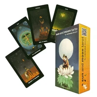 moonology tarot oracle deck box of cards oraculos predictions fate table games e guidebook game for two english cards