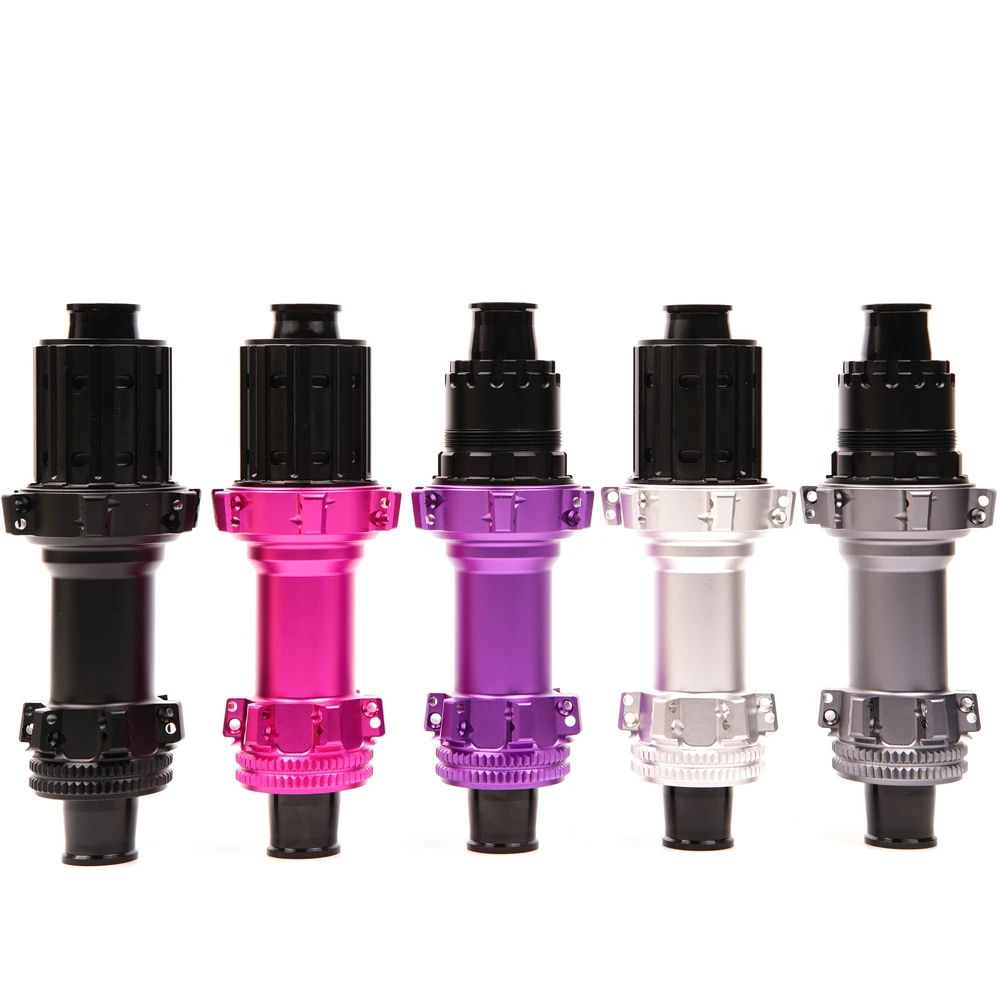 Фиолетовый розовый Ступица дорожного диска 36T Star Ratchet с 24 отверстиями прямой