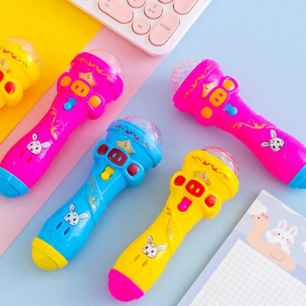 

Kids Microphone Toy Glowing Lightweight Entertainment Torch Shape Children Microphone Toy Children Microphone Toy Gift
