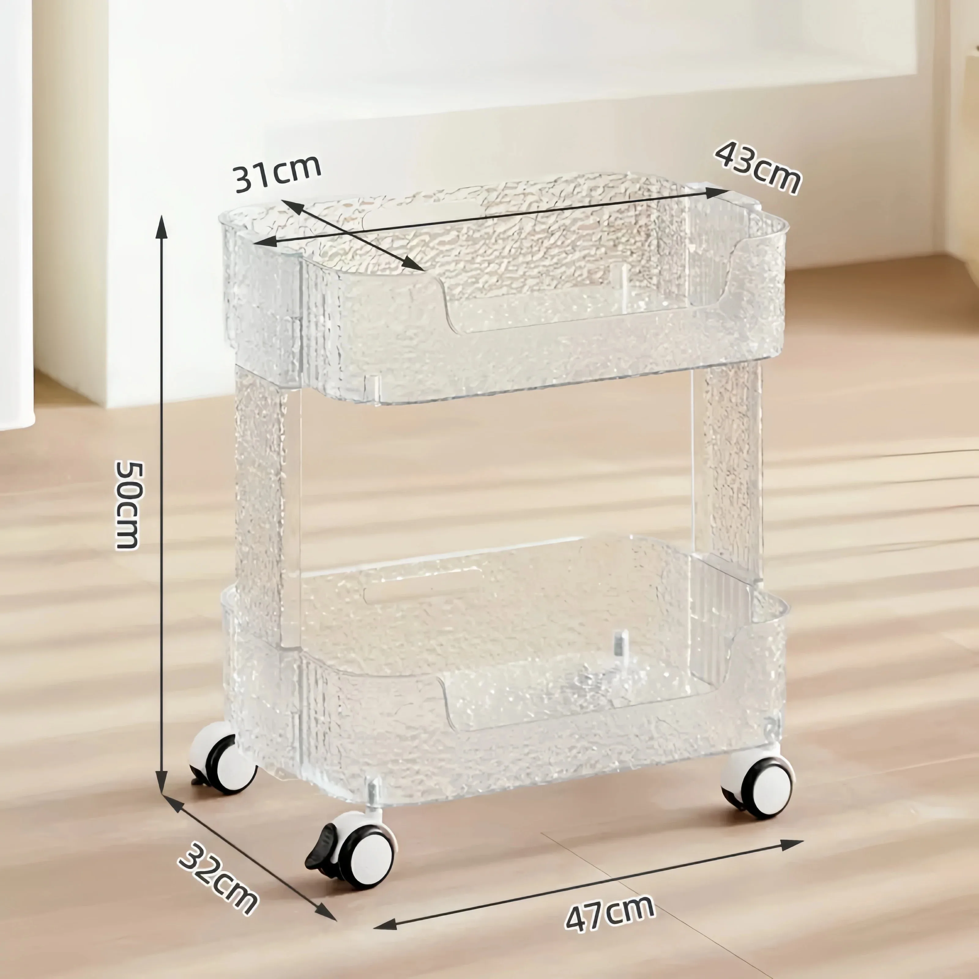 Аксессуары для хранения мебели колесики Золотая Эстетическая тележка