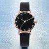 Women Watch Casual Leather Belt Simple Round Dial Quartz Wristwatches 6