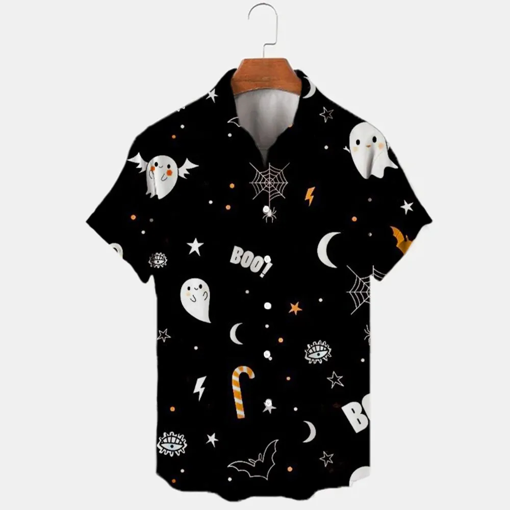 Уличная рубашка с коротким рукавом и принтом Микки Минни для мальчиков девочек