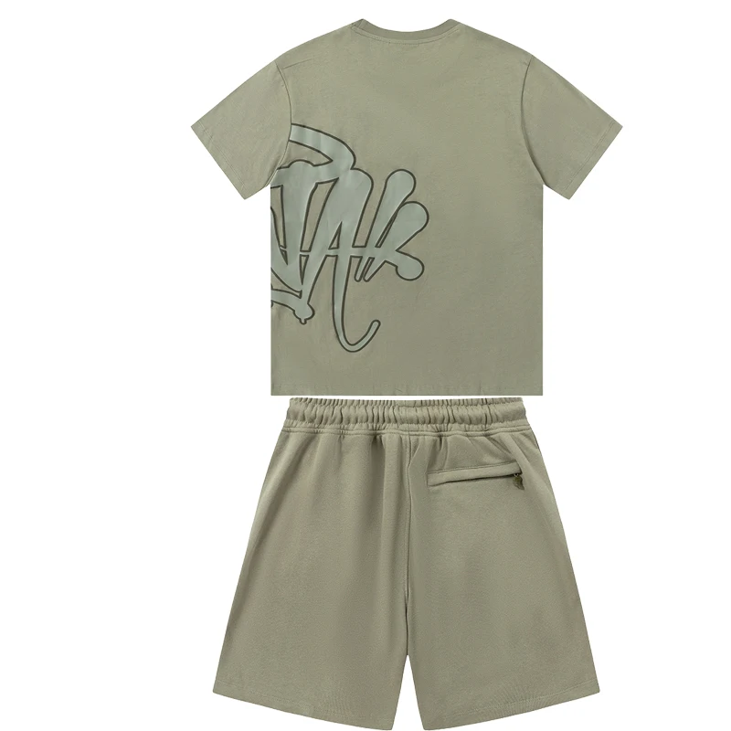 2024 летний костюм с оригинальным принтом Syna повседневные уличные футболки