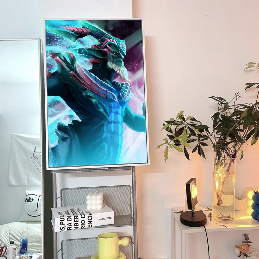 Dota2 Whitepaper Poster Retro Kraft Paper Sticker DIY Room Bar Cafe Vintage Decorative Painting