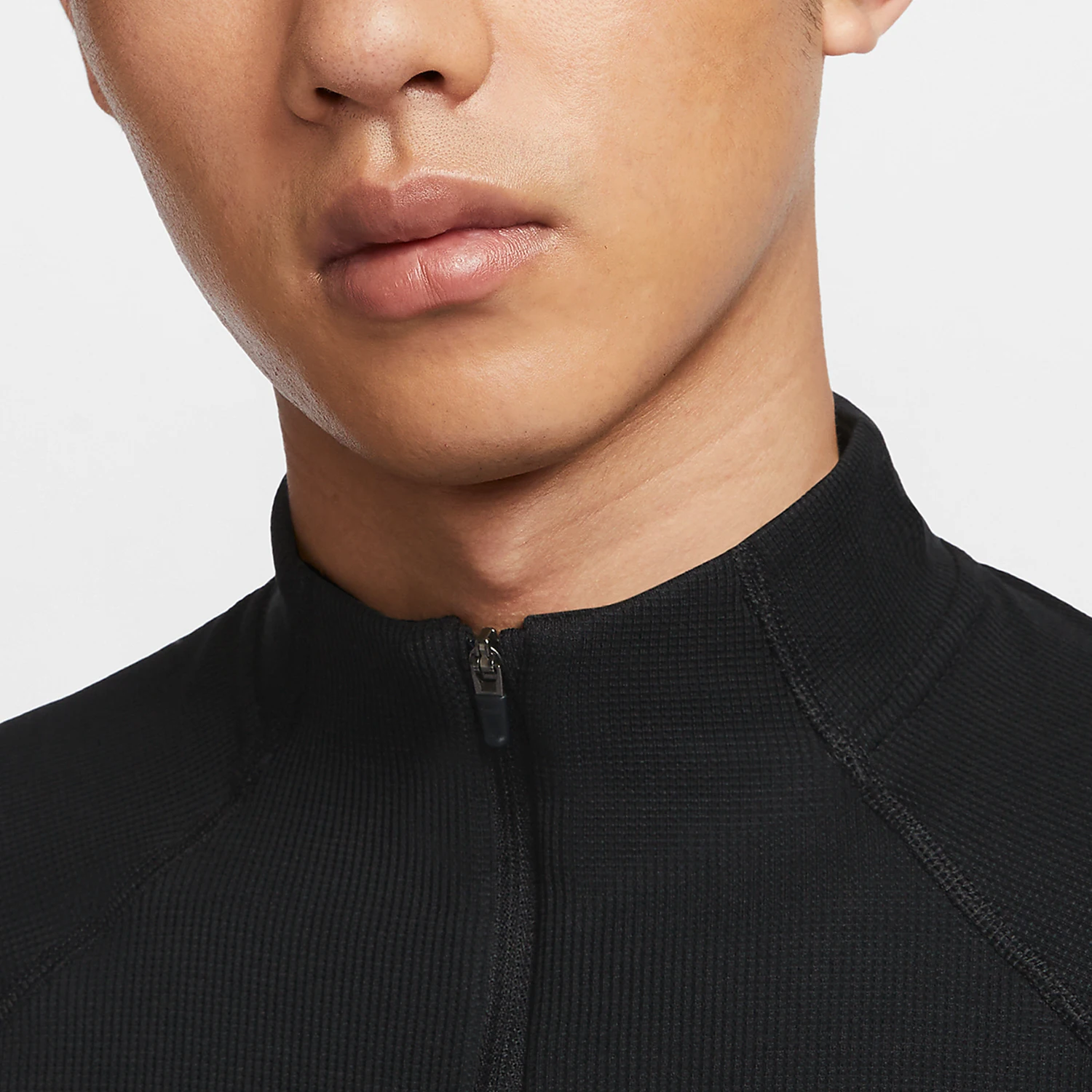 Фото Официальная мужская рубашка Nike Trail Dri-FIT с полумолнией FV9995-010 №3