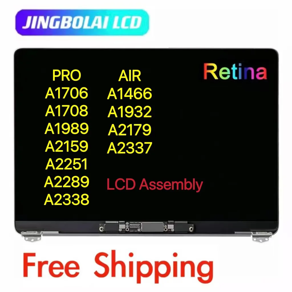 Новый ЖК-экран в сборе для ноутбука Macbook Retina 13 дюймов A1932 A2179 A2337 A1706 A1708 A1989 A2159 A2251 A2289