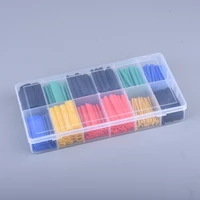 free shipping 280pcs colours polyolefin shrinking assorted 21 heat shrink tube wire cable insulated sleeving tubing set