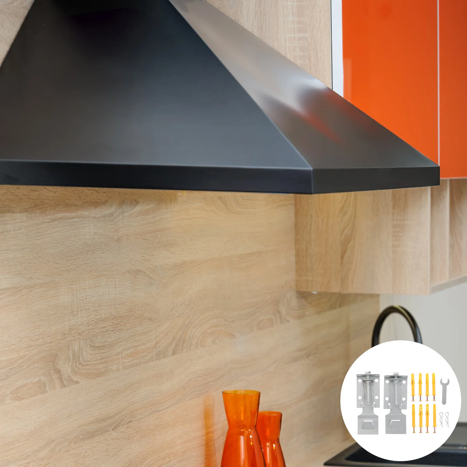 Кронштейн вытяжки Вентилятор Подвесная пластина Масло Дымовая вытяжная машина