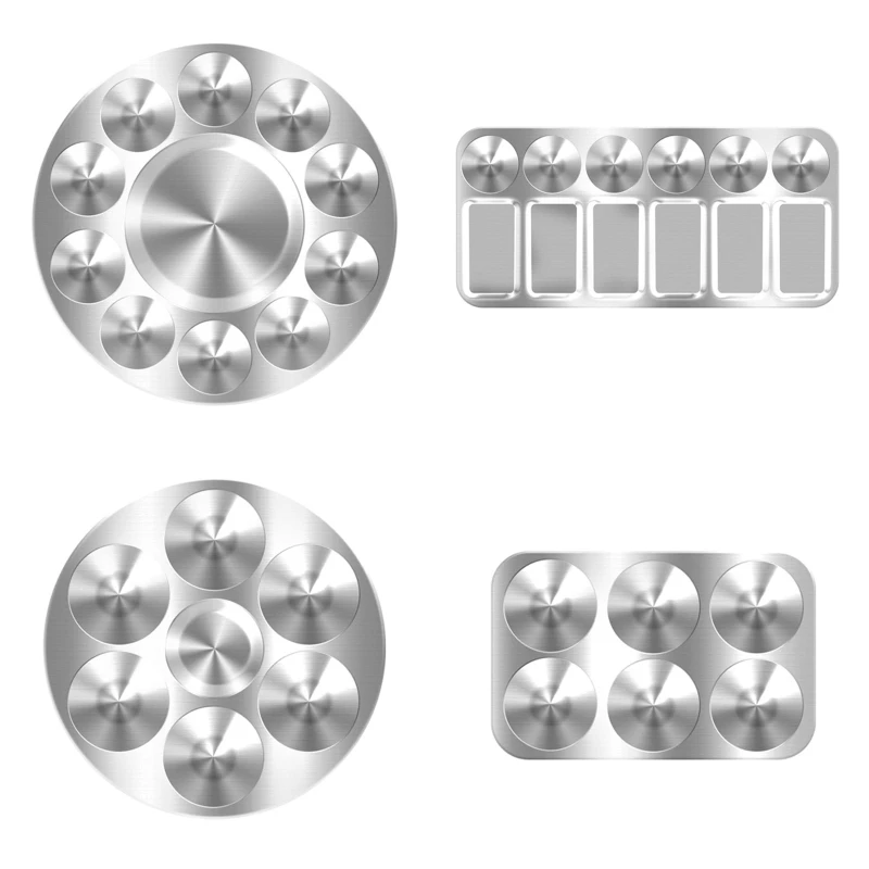 

Metal Paint Palettes Assorted Styles Watercolor Palette Painting Tray for Painting Party DIY Craft and Art Painting