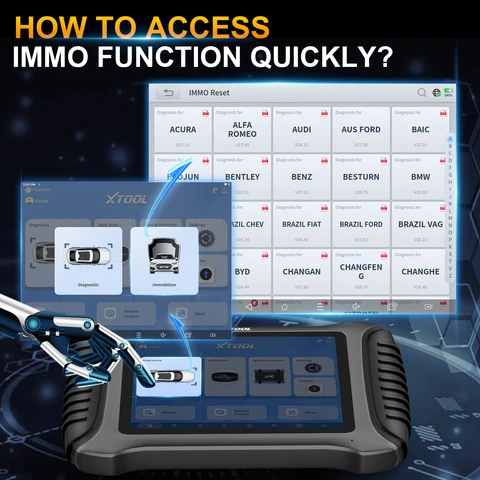Инструменты для программирования ключей XTOOL X100 PAD3 V2.0 IMMO с программатором ключей KC100. Сброс 38+, добавление ключей, утеря всех ключей, считывание PIN-кода, изготовление дилерского ключа