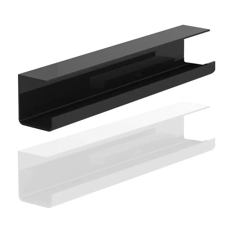 

Cable Management Tray Cord Management Under Desk For Study Cable Rack Flame Retardant Double-Sided Adhesive Widened Design