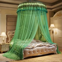 european style palace lace gauze tent hanging dome floor to ceiling mosquito net installation free universal mosquito net